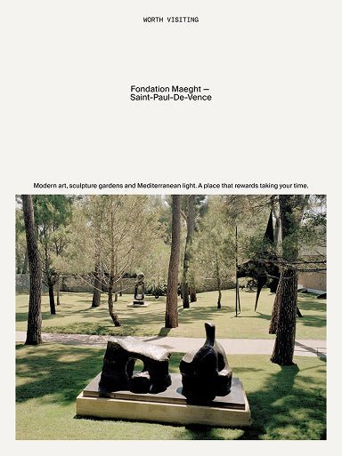 Worth visiting. Fondation Maeght, Saint-Paul-de-Vence. Modern art, sculpture gardens and Mediterranean light. A place that rewards taking your time.
